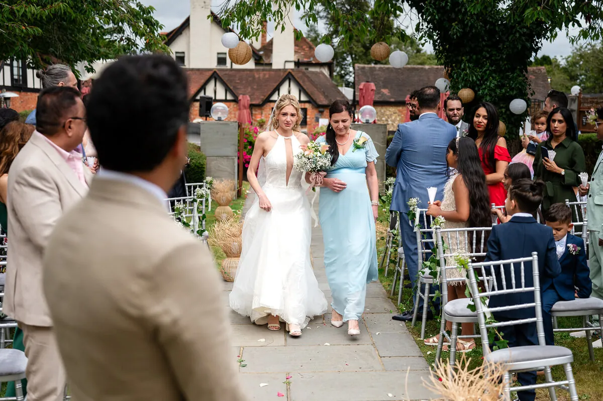 Wedding of Viktorija and Manish at Sanctum On The Green, Cookham Dean, Berkshire.