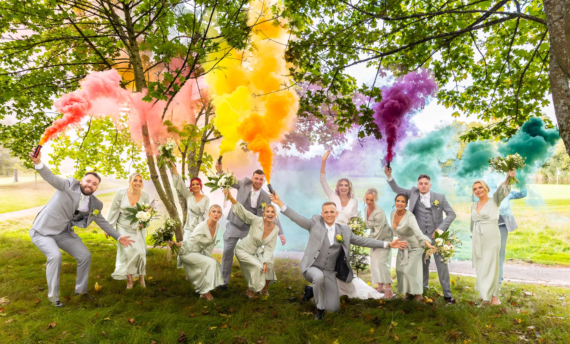 Wedding-party-with-smoke-bombs-at-Essendon-Country-Club-2 (listing)