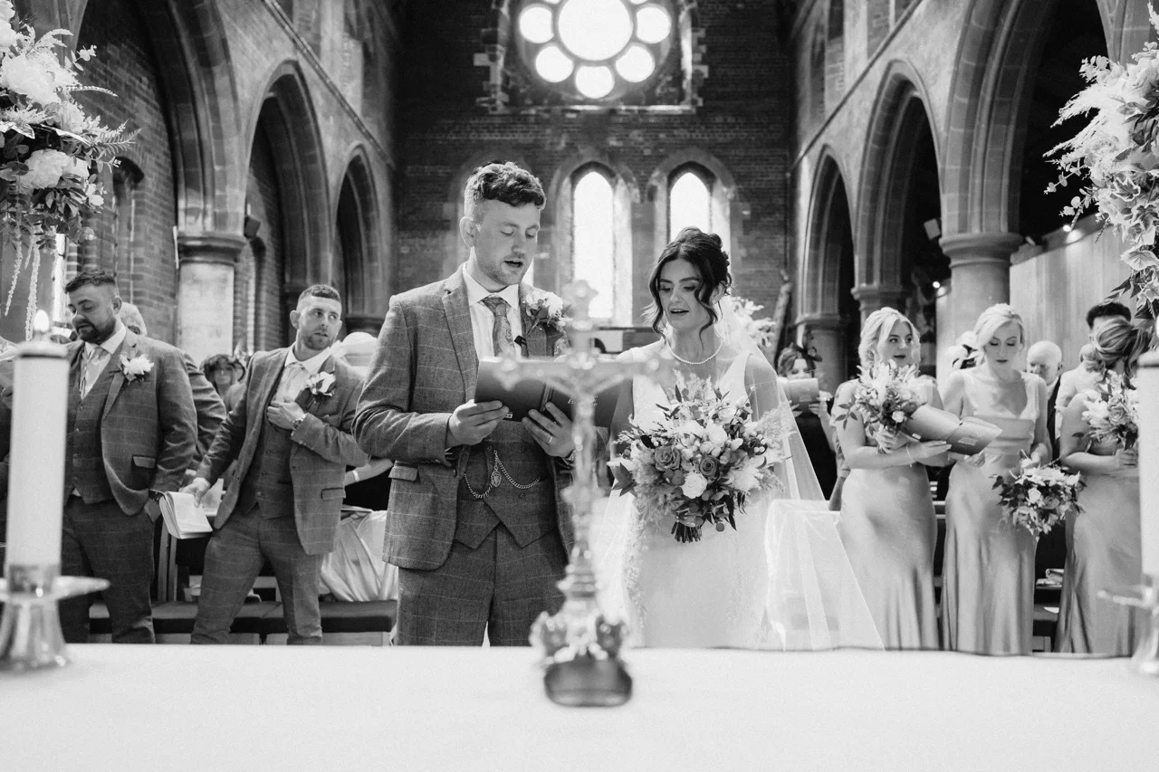 Church Wedding And Carlton Towers