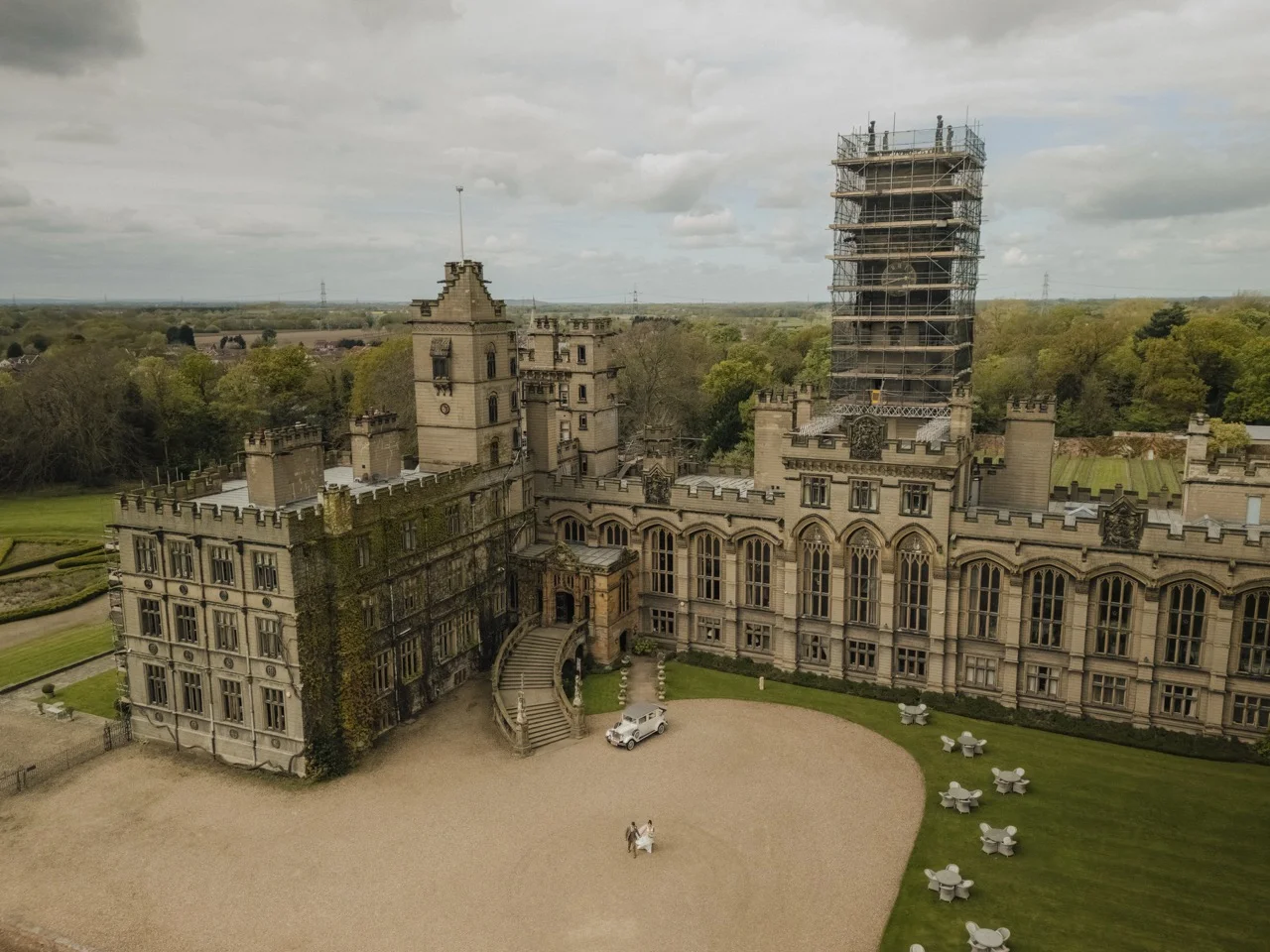 Church Wedding And Carlton Towers