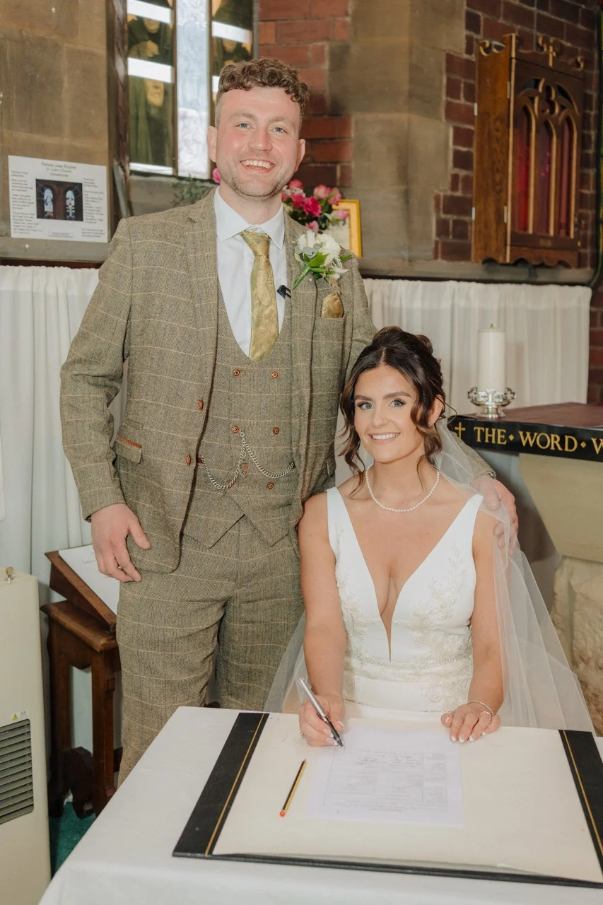 Church Wedding And Carlton Towers