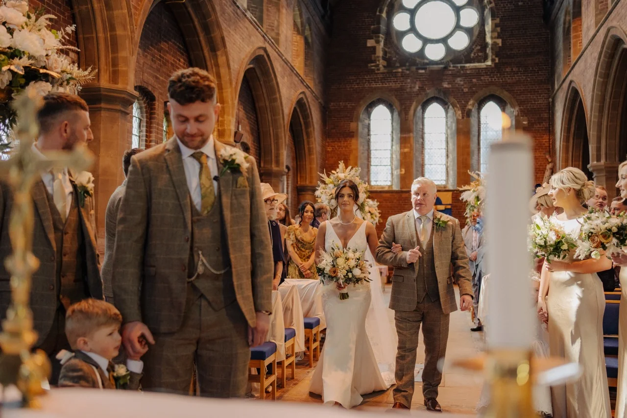 Church Wedding And Carlton Towers