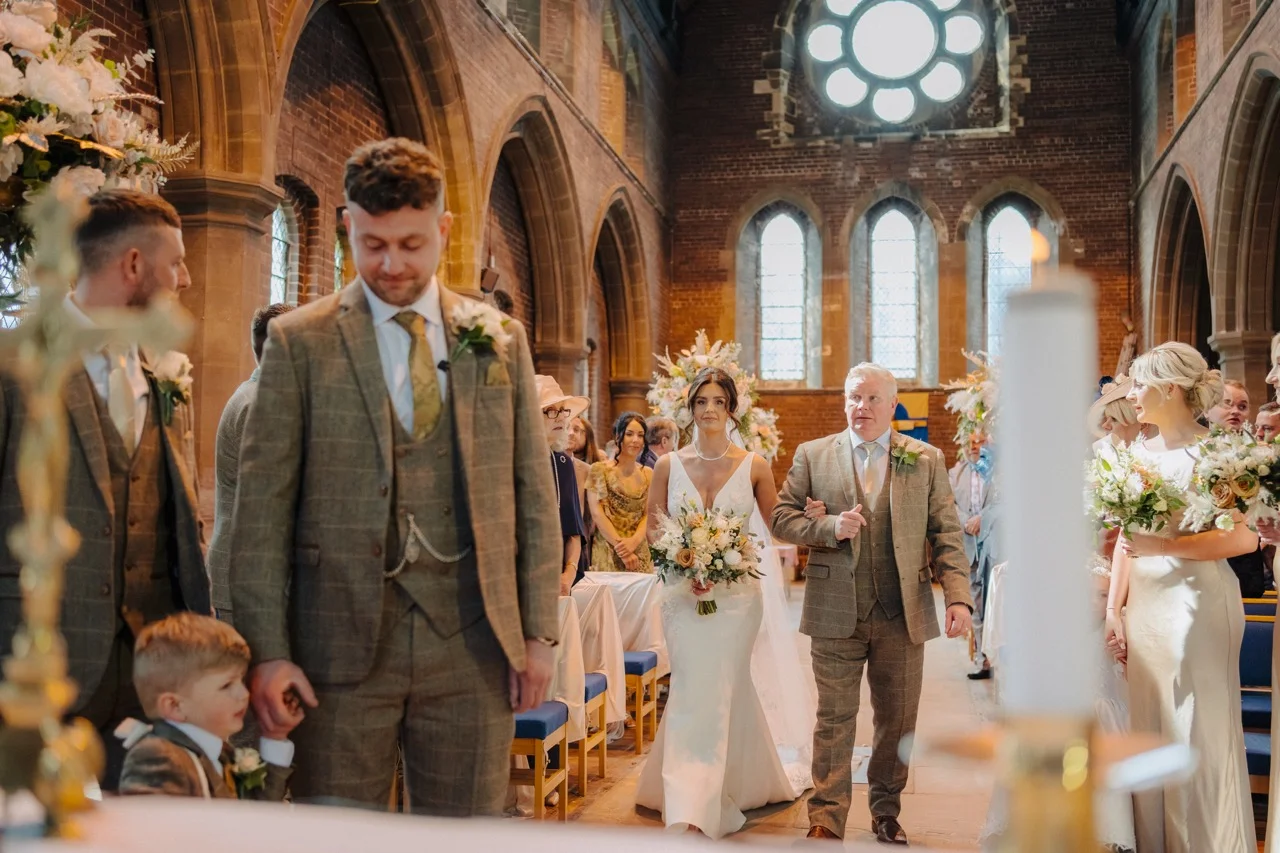 Church Wedding And Carlton Towers