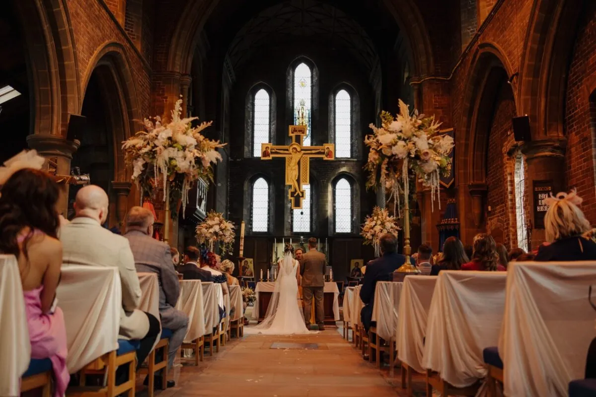 Church Wedding And Carlton Towers