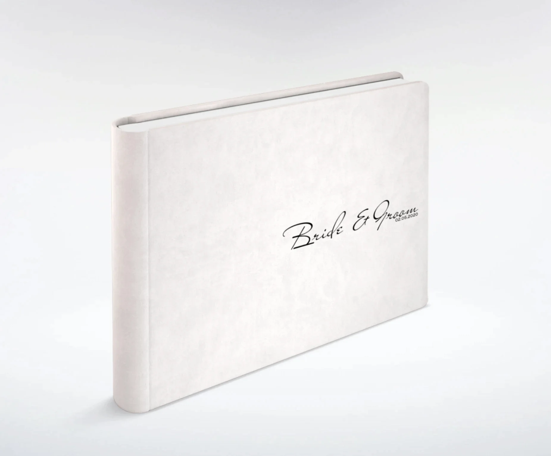 A white book with black writing on it. (listing)