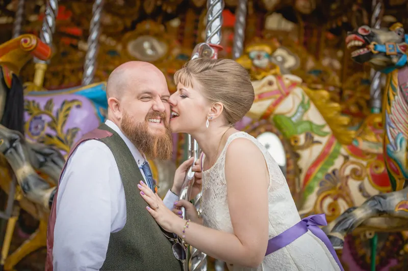 Bride and groom at Fawley Hill Wedding
