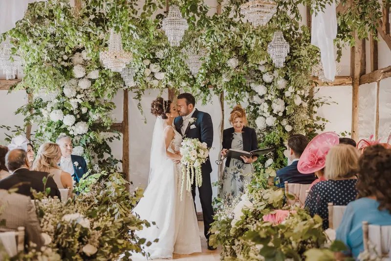 Alfriston Gardens wedding ceremony