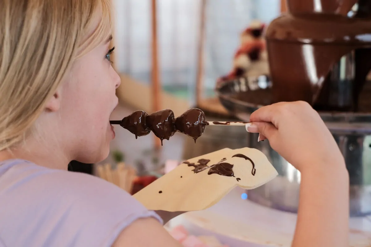 willow-grange-farm-chittering-wedding-chocolate-fountain