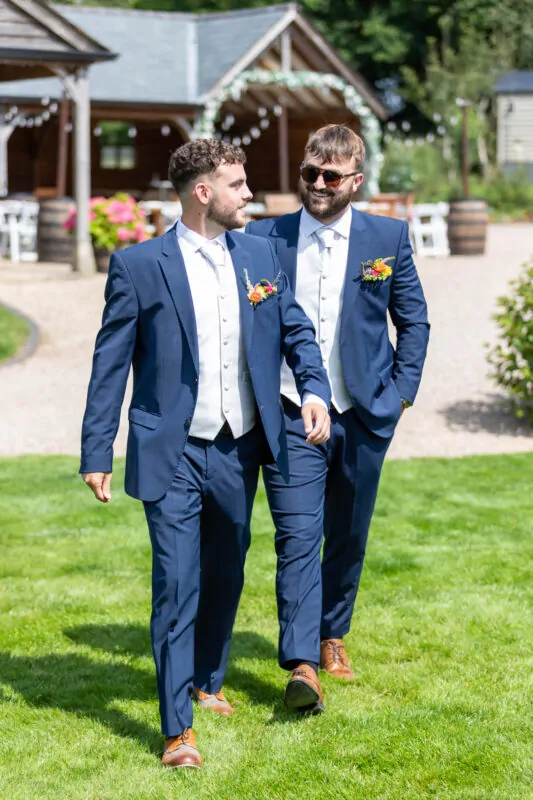 Groom Bestman Candid Portrait