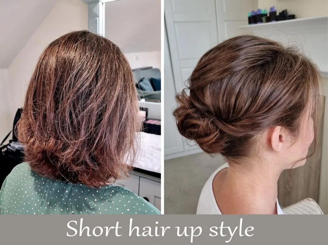 Short hair up style by Siew