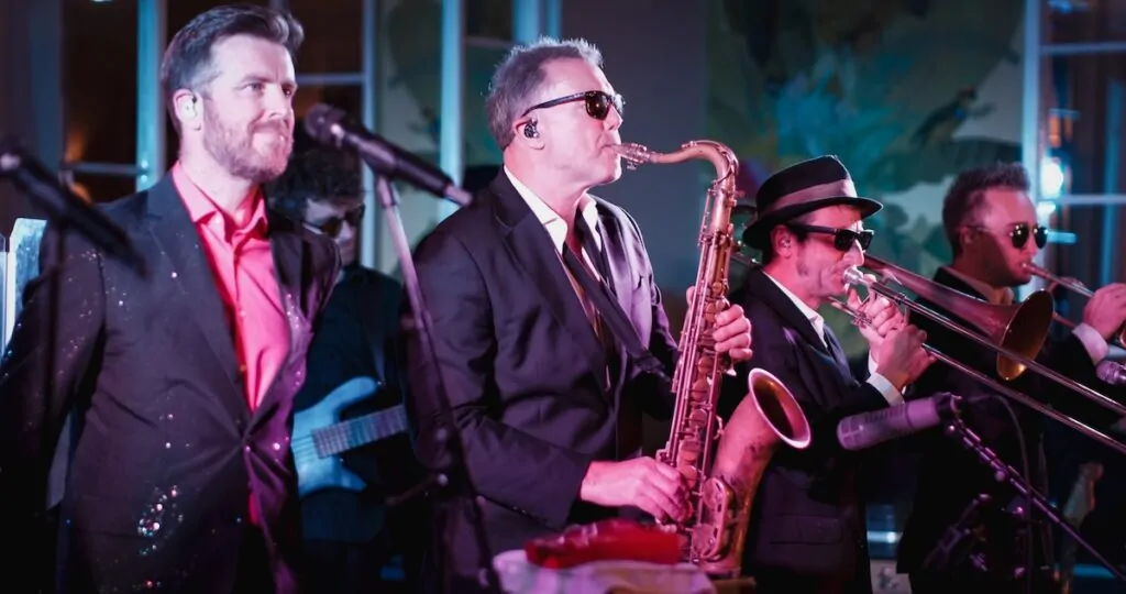 The brass section