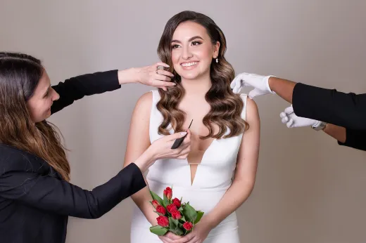 Platinum Package: Bride + 3 Guests Hair & Makeup