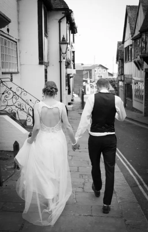 Becky and Paul at the The Old Rectory