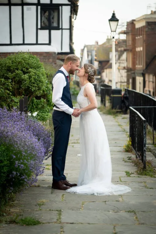 Becky and Paul at the The Old Rectory