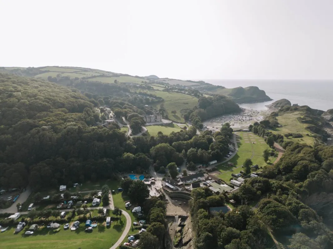 Pennsylvania Castle and Watermouth Cove