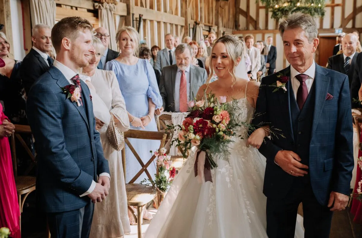 Lisa and Tom at Gate Street Barn
