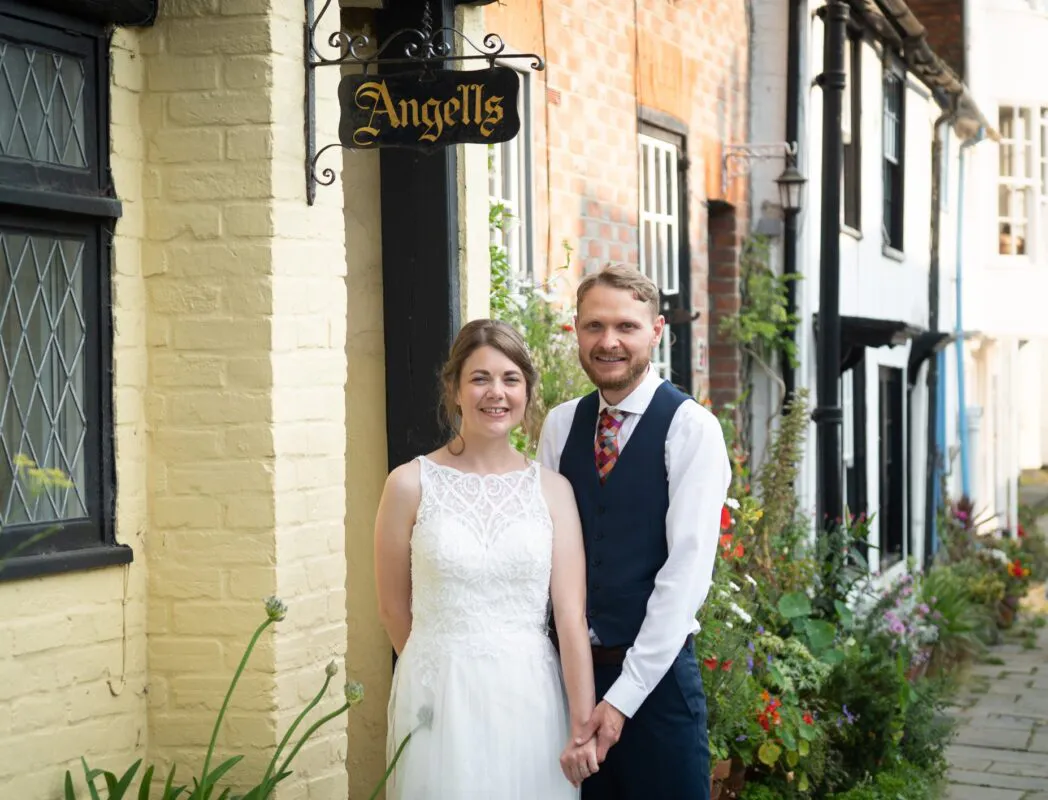 Becky and Paul at the The Old Rectory