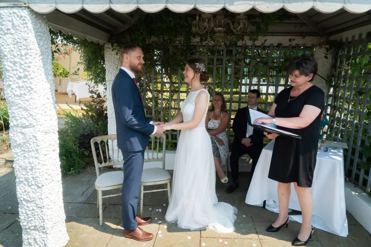Becky and Paul at the The Old Rectory