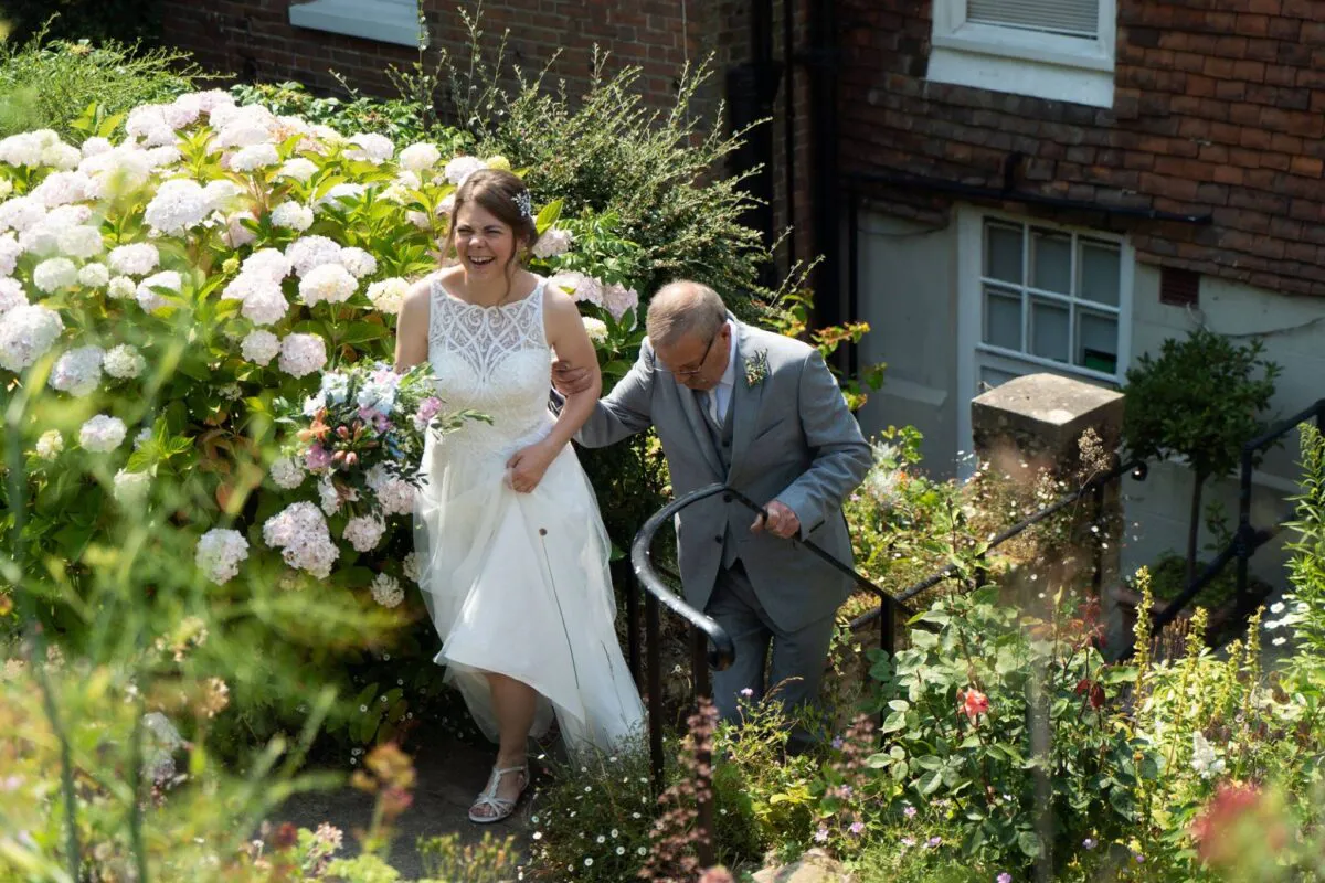 Becky and Paul at the The Old Rectory