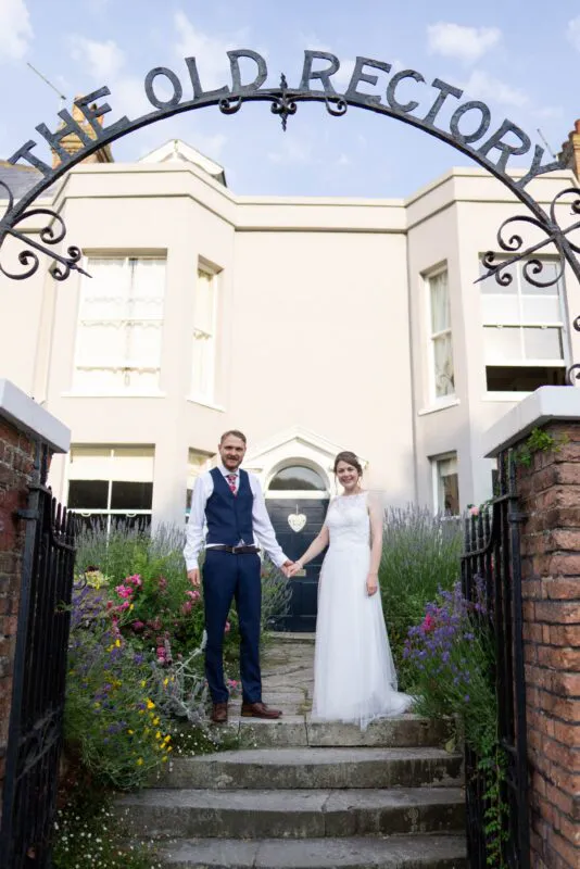 Becky and Paul at the The Old Rectory