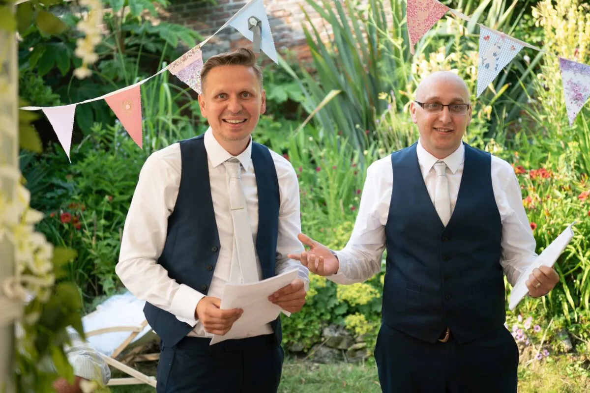 Becky and Paul at the The Old Rectory