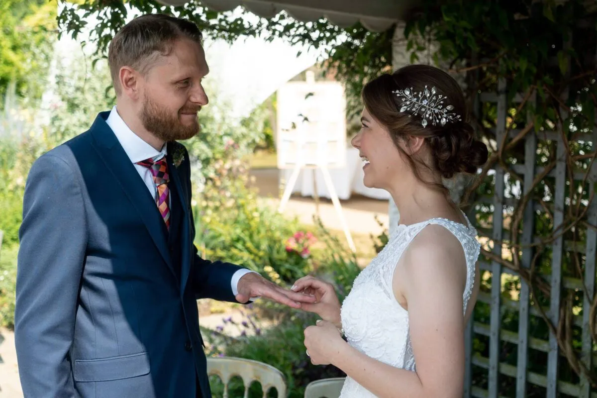 Becky and Paul at the The Old Rectory