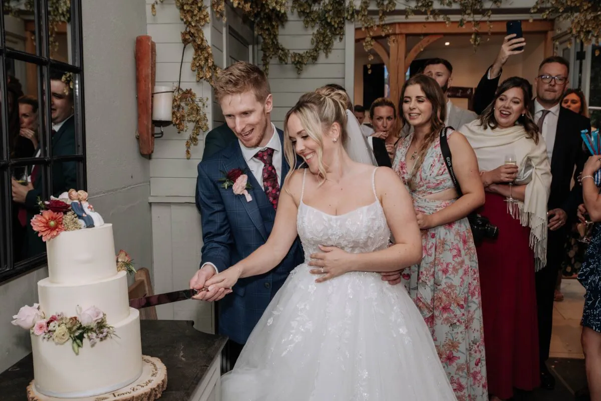 Lisa and Tom at Gate Street Barn