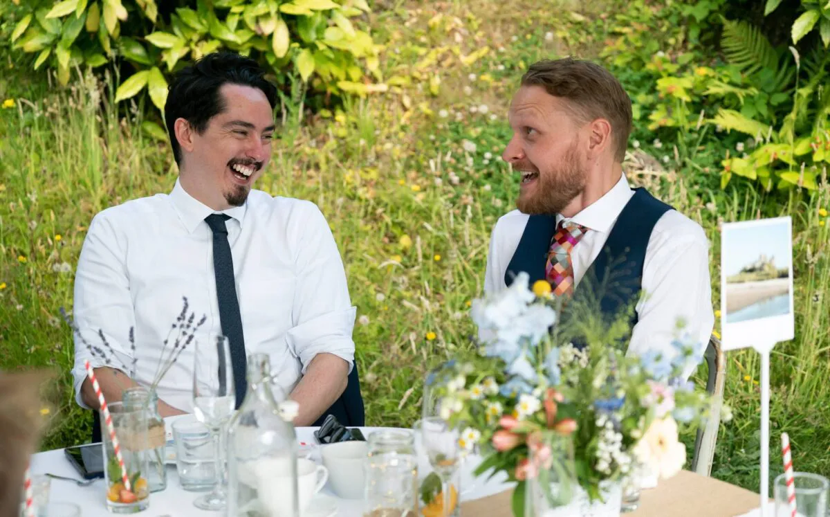 Becky and Paul at the The Old Rectory