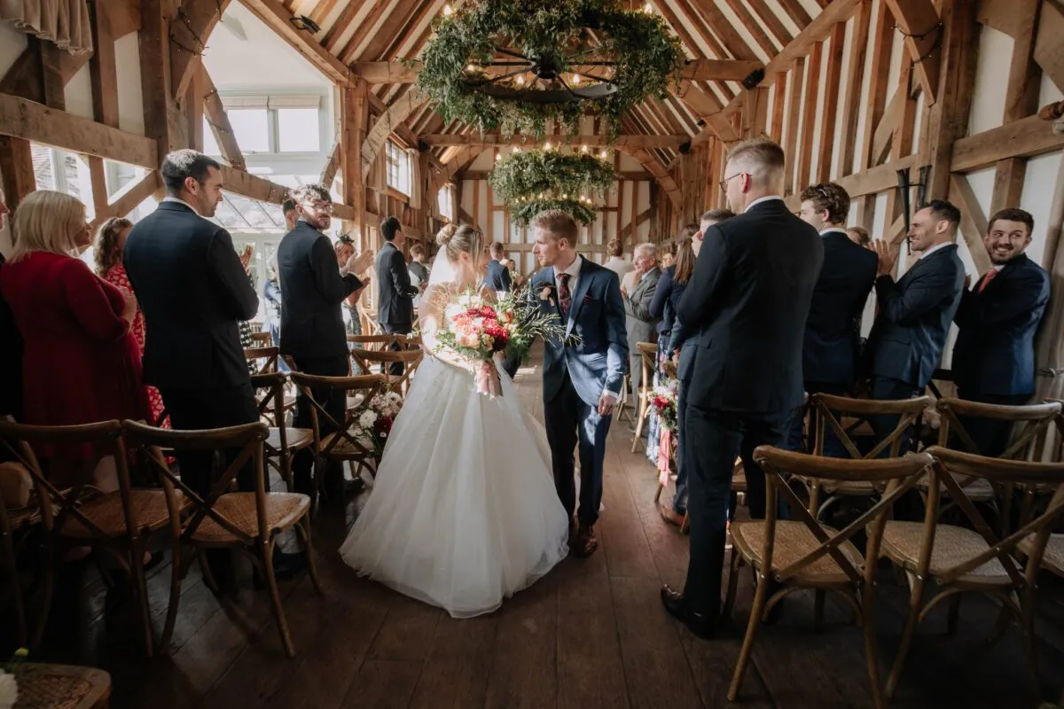 Lisa and Tom at Gate Street Barn