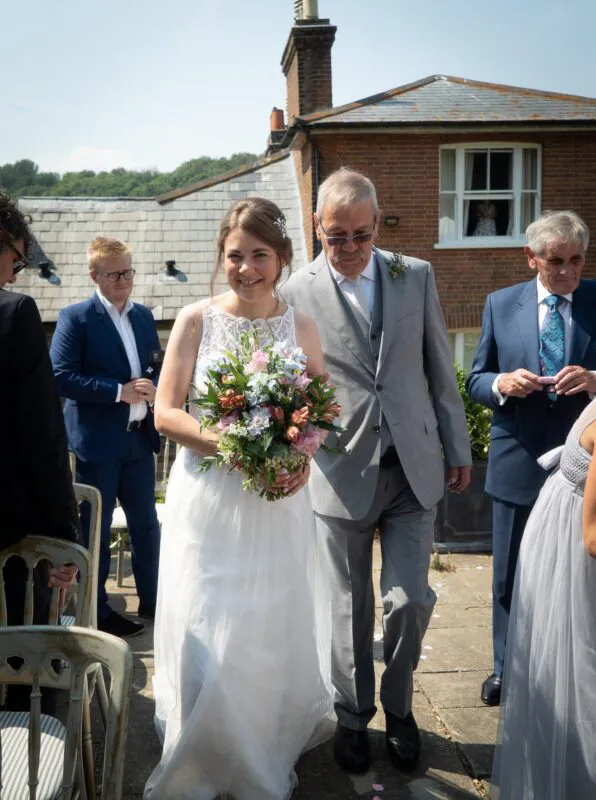 Becky and Paul at the The Old Rectory