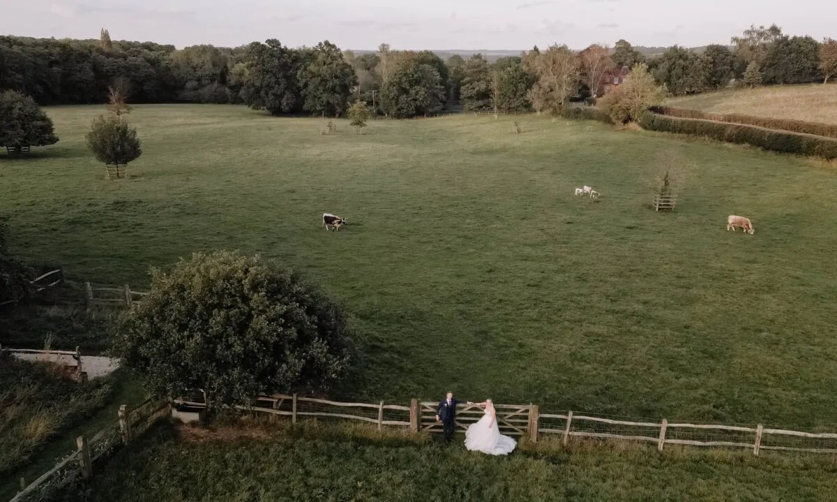 Lisa and Tom at Gate Street Barn