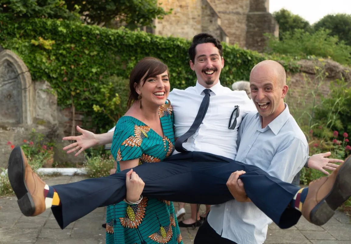 Becky and Paul at the The Old Rectory
