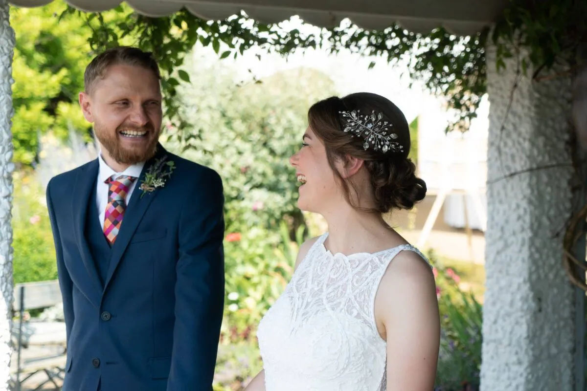 Becky and Paul at the The Old Rectory