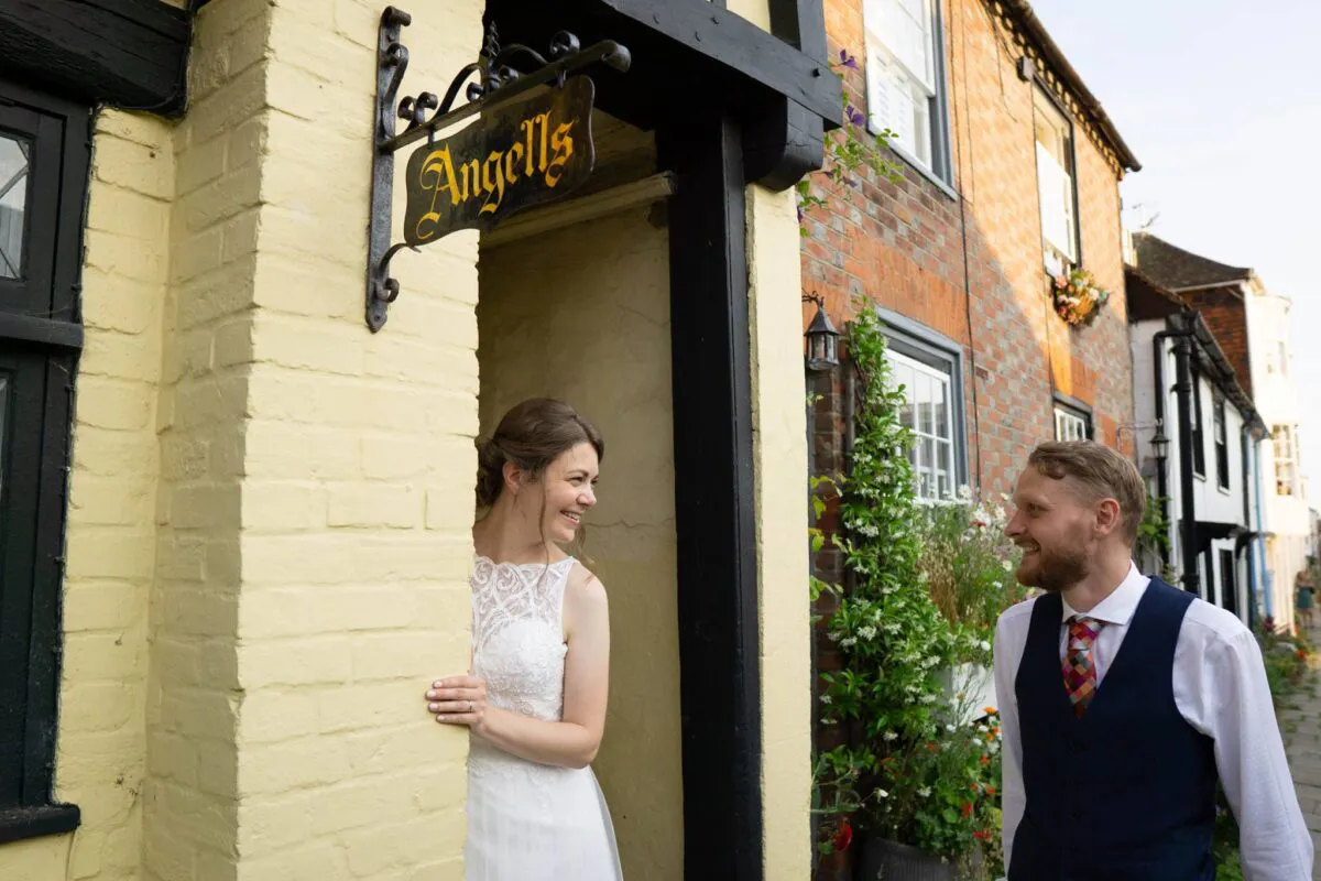 Becky and Paul at the The Old Rectory