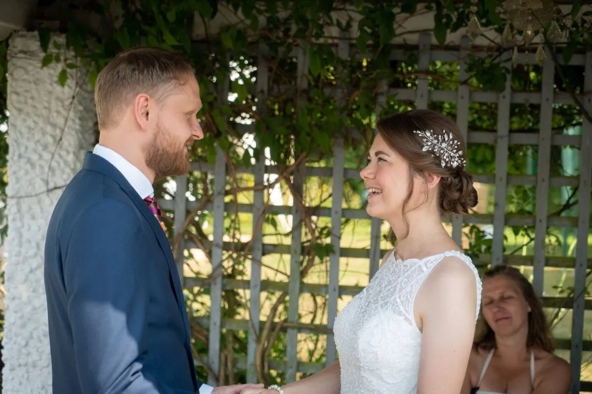 Becky and Paul at the The Old Rectory