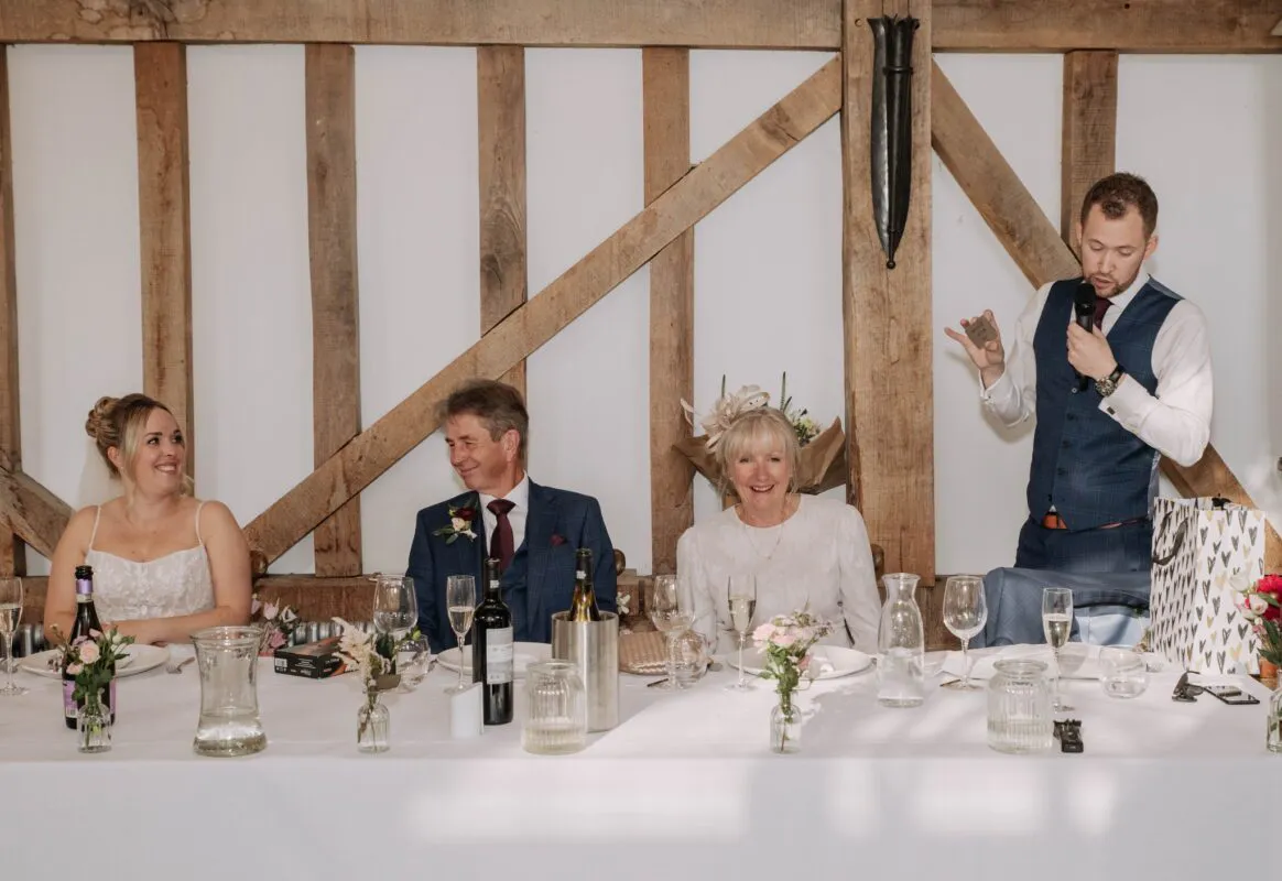 Lisa and Tom at Gate Street Barn