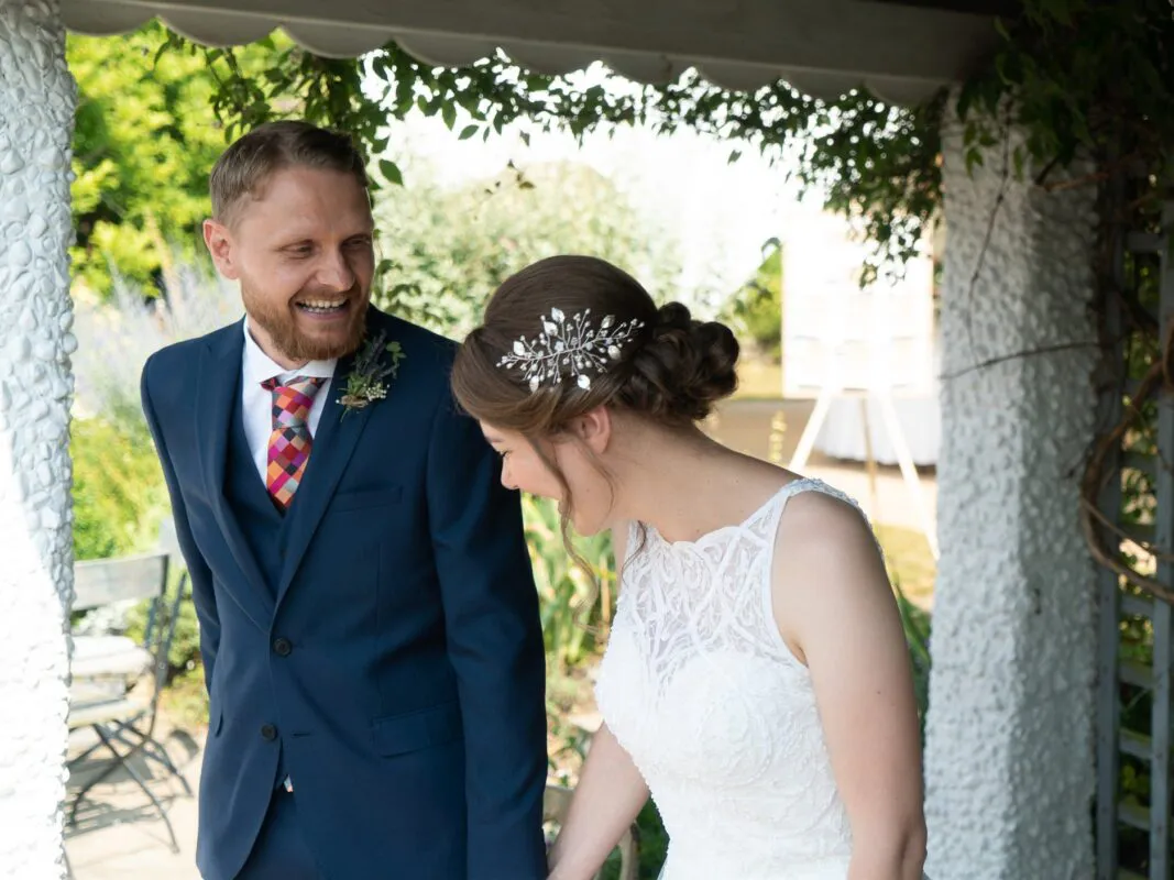 Becky and Paul at the The Old Rectory