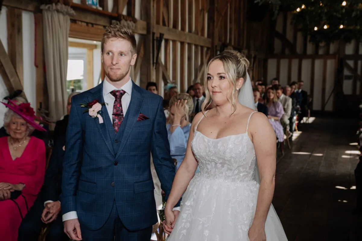 Lisa and Tom at Gate Street Barn