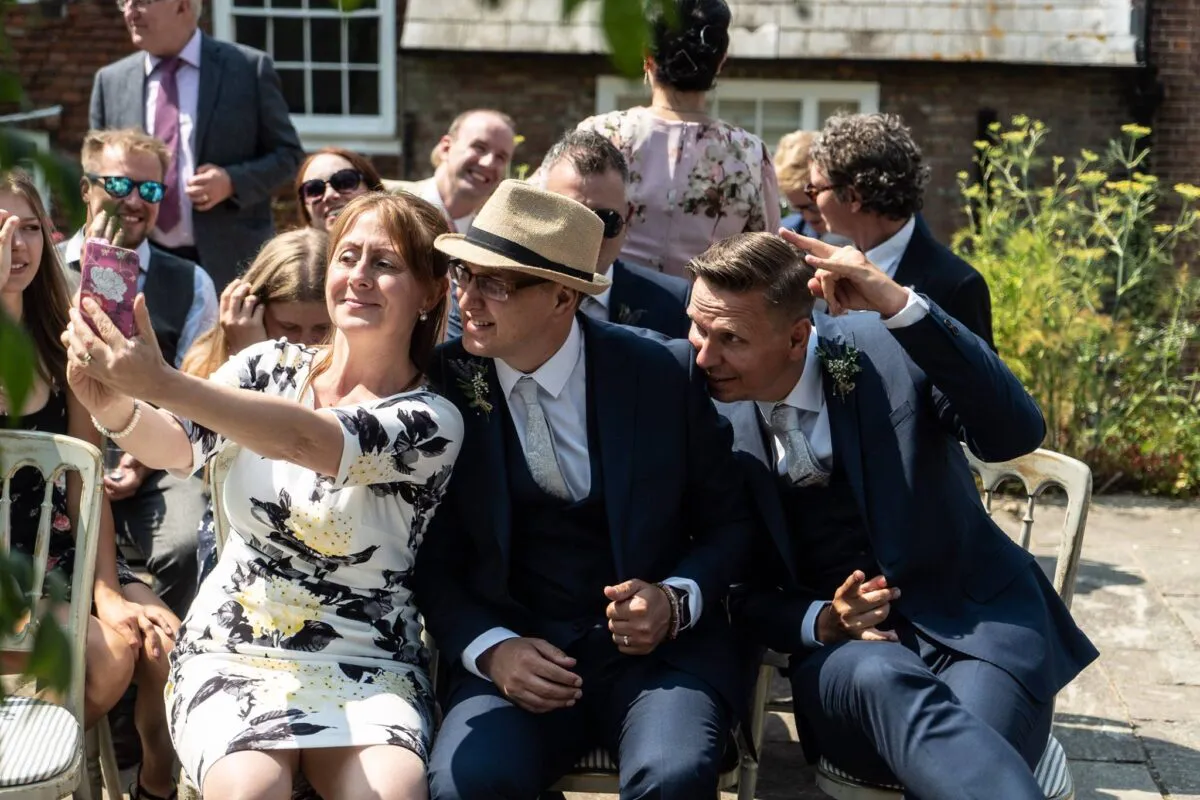 Becky and Paul at the The Old Rectory