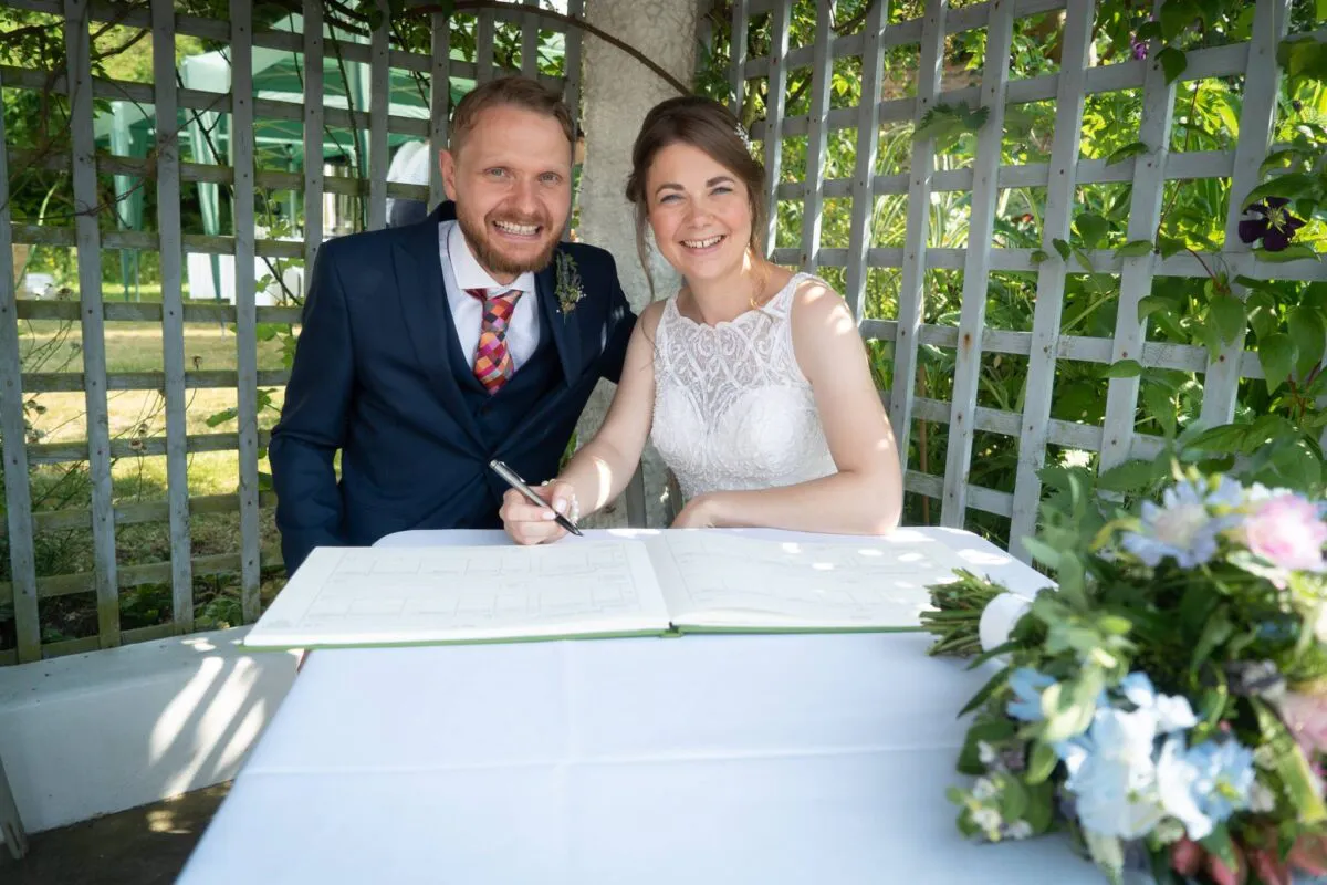 Becky and Paul at the The Old Rectory