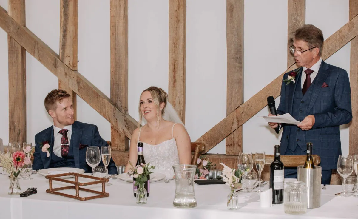 Lisa and Tom at Gate Street Barn