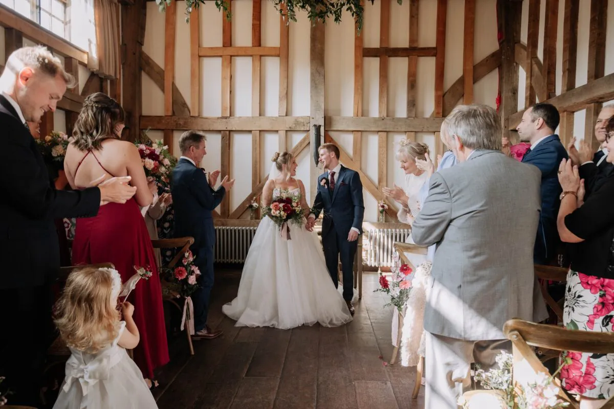 Lisa and Tom at Gate Street Barn