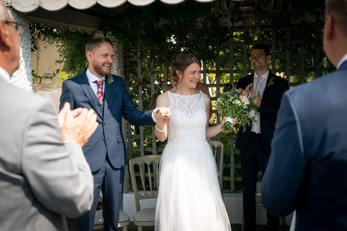 Becky and Paul at the The Old Rectory