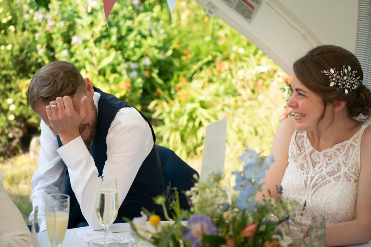 Becky and Paul at the The Old Rectory