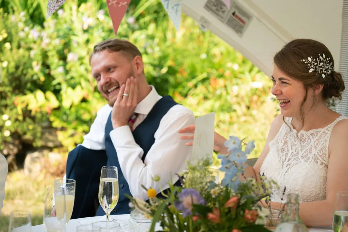 Becky and Paul at the The Old Rectory