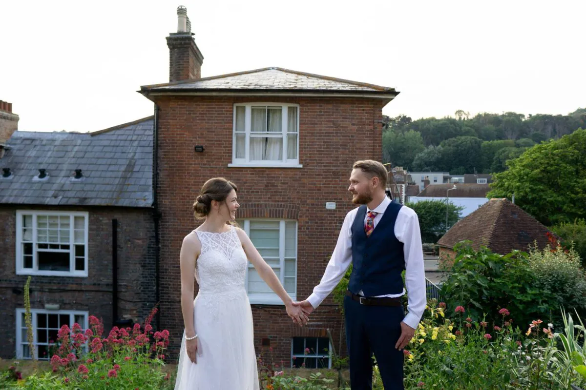 Becky and Paul at the The Old Rectory