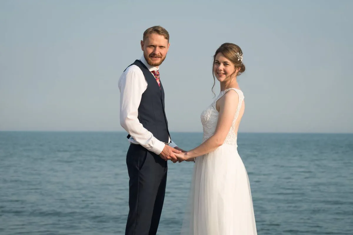 Becky and Paul at the The Old Rectory