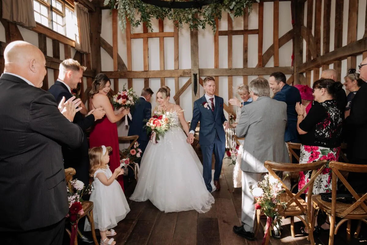 Lisa and Tom at Gate Street Barn