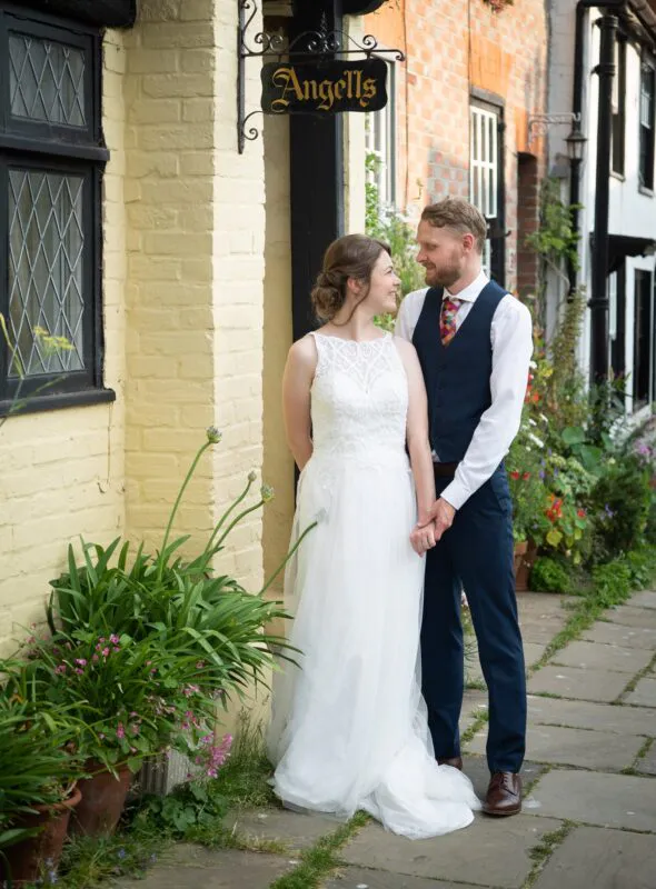 Becky and Paul at the The Old Rectory