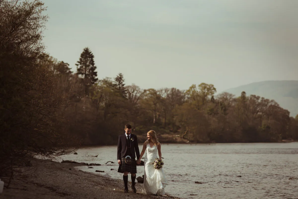 scottish wedding video inquisitive monkey (3)
